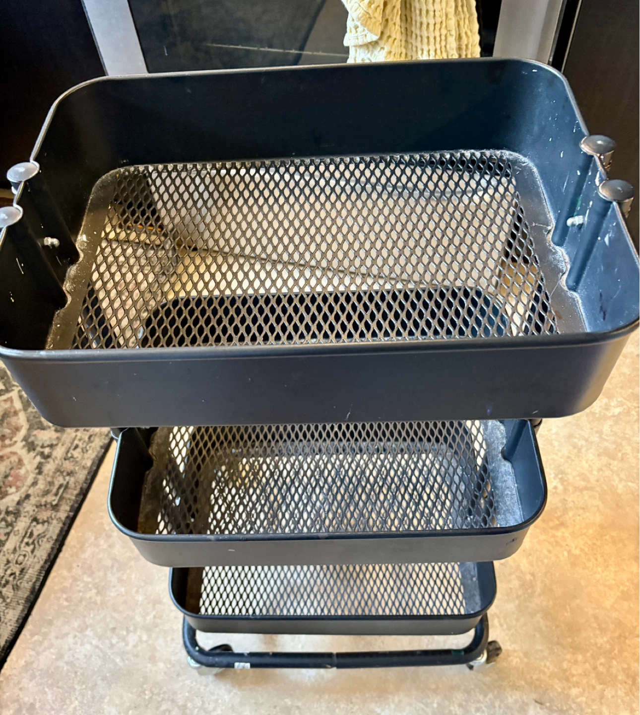 Ikea Black 3-Tier Storage Cart 🌱 - photo 4