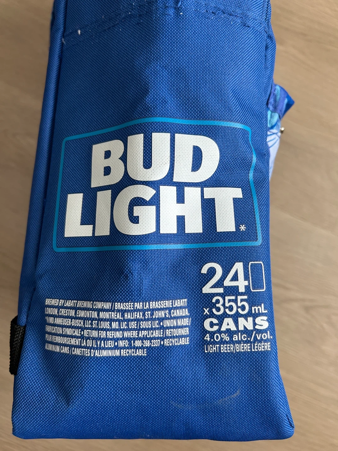 Bud Light Blue Tropical Print Backpack - photo 2