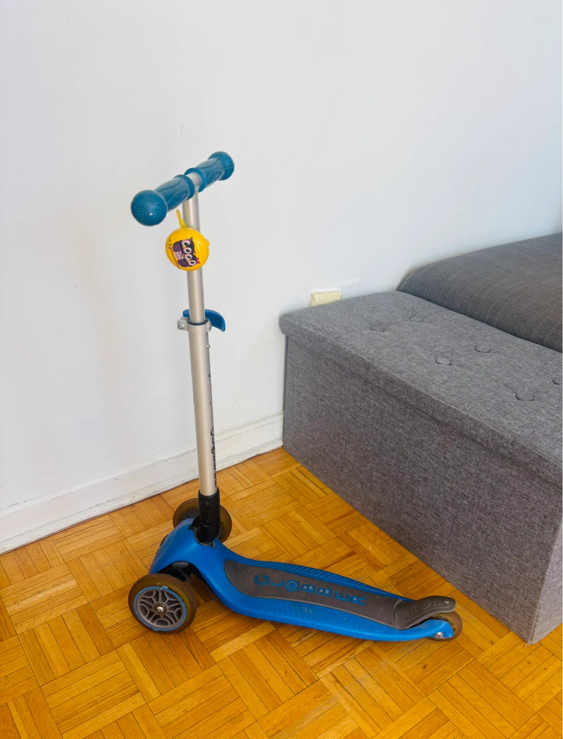 Globber 3-Wheel kid Scooter with cute 🦉bell!🥰💗