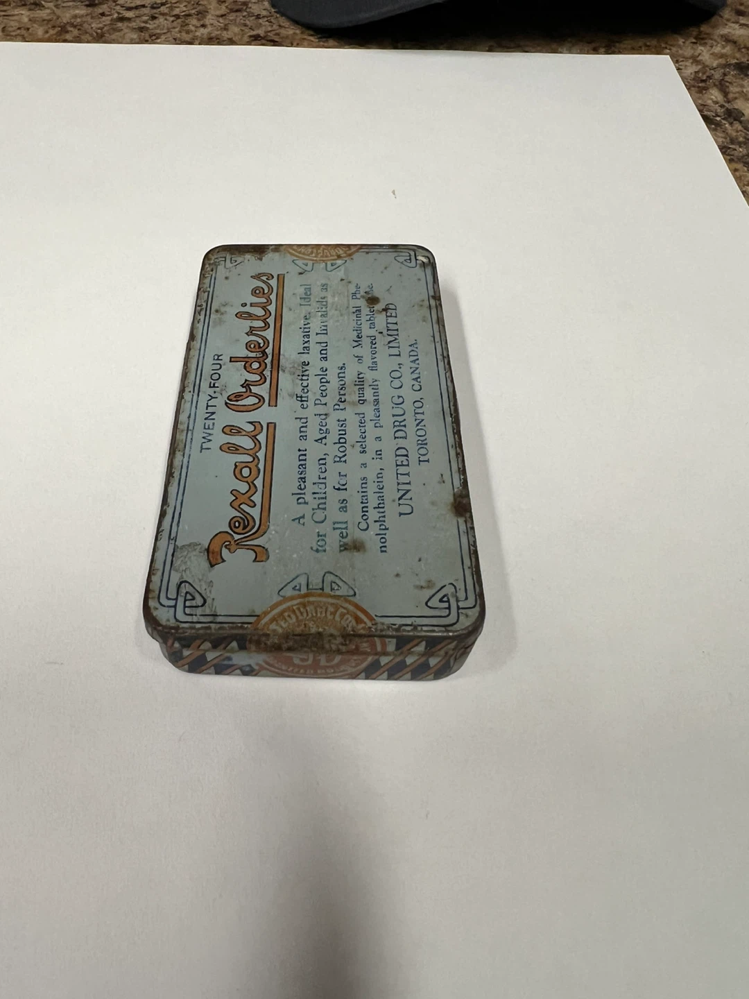 Vintage Recall Orderlies Tin - photo 3