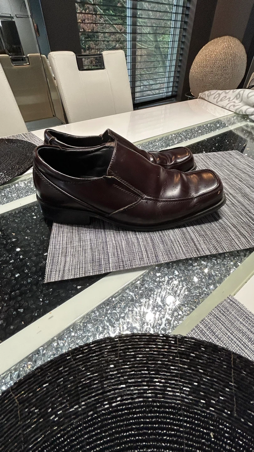 Giorgio Brutini Men's Brown Leather Slip-On Shoes Size 8.5 - photo 2