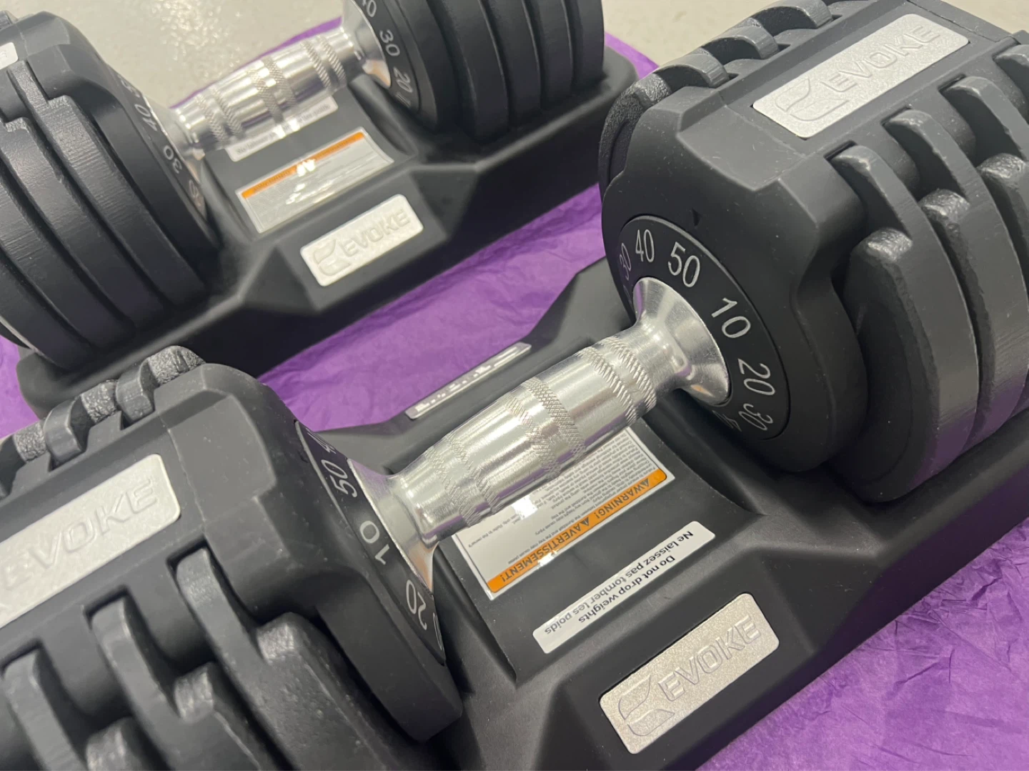 EVOKE Adjustable Dumbbells (Pair) - photo 2