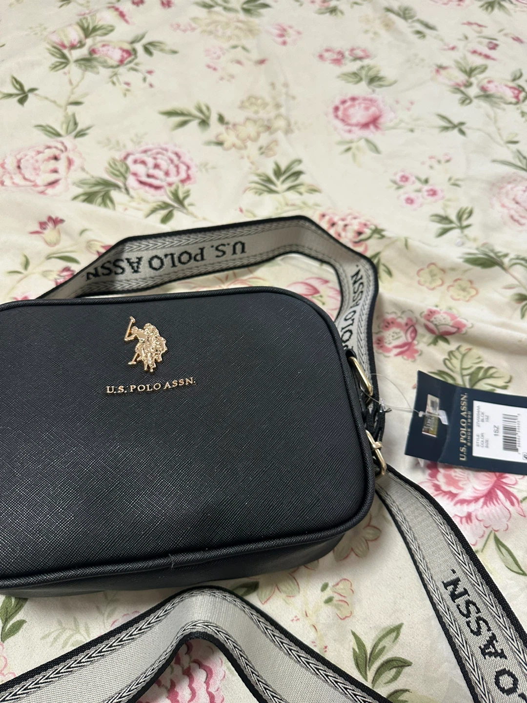U.S. Polo Assn. Black Crossbody Bag