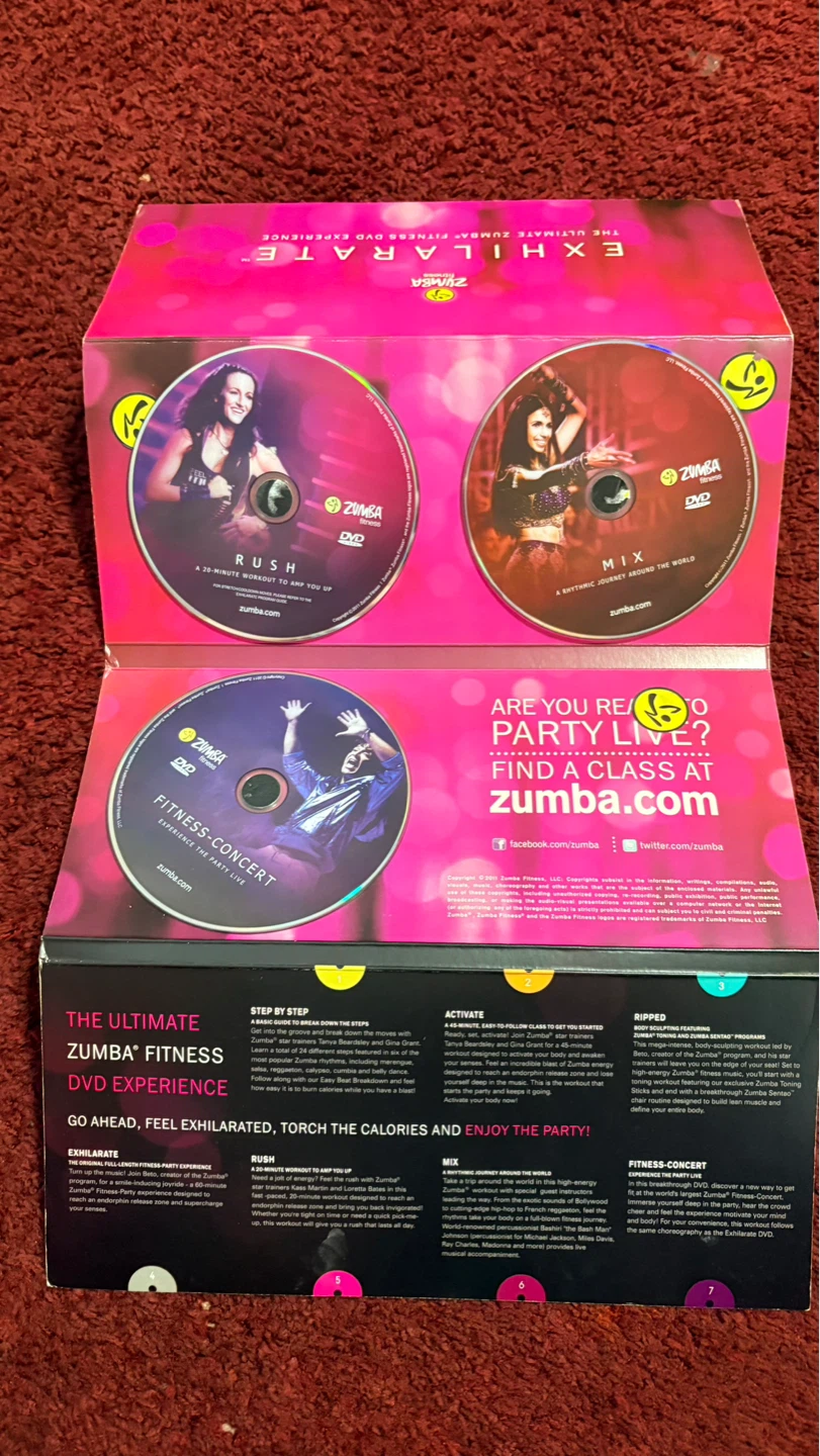 Zumba Exhilarate Ultimate Fitness DVD Experience Set - photo 3
