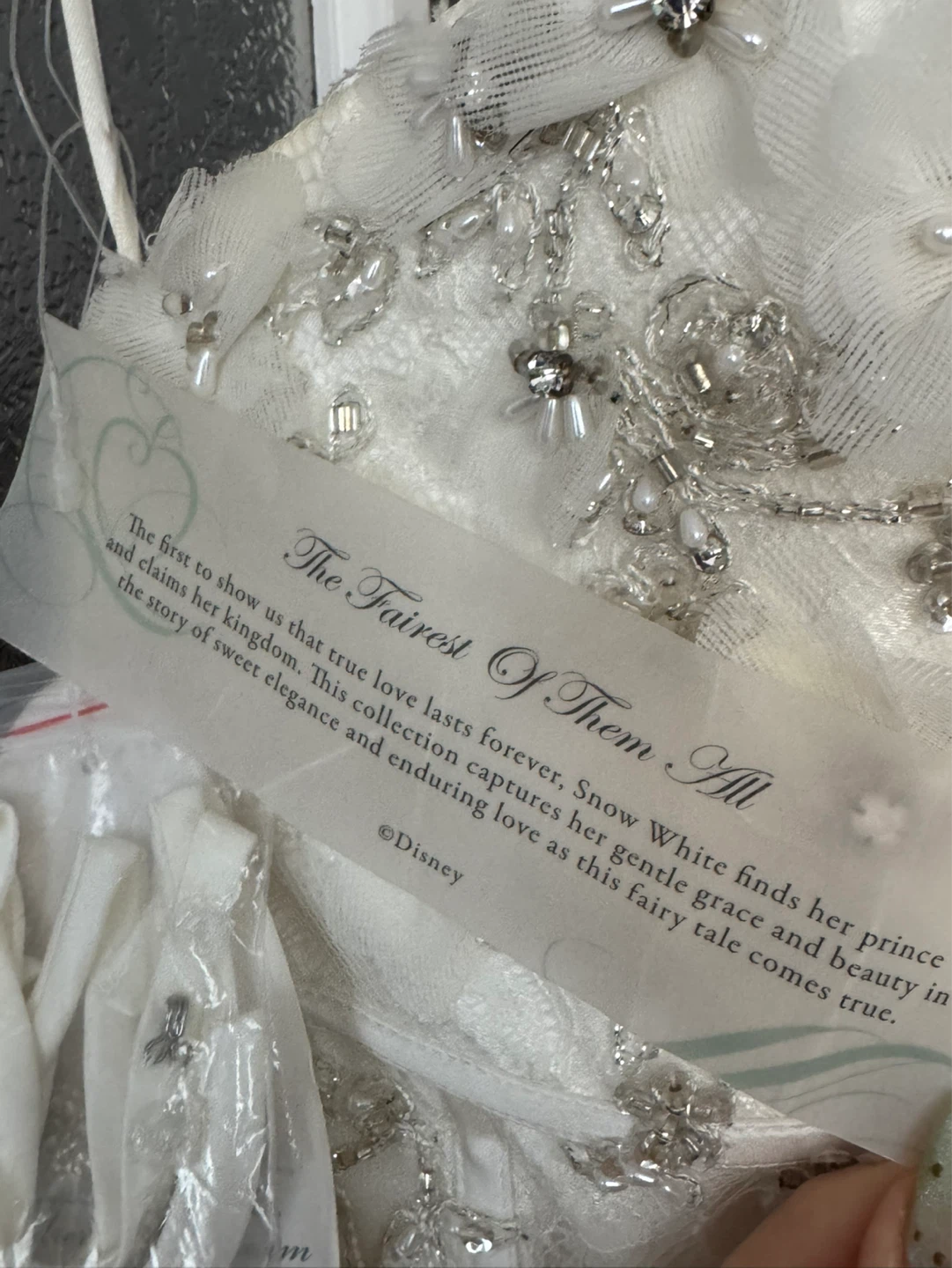 “Snow White” Alfred Angelo Ivory/Silver Wedding Gown - photo 5