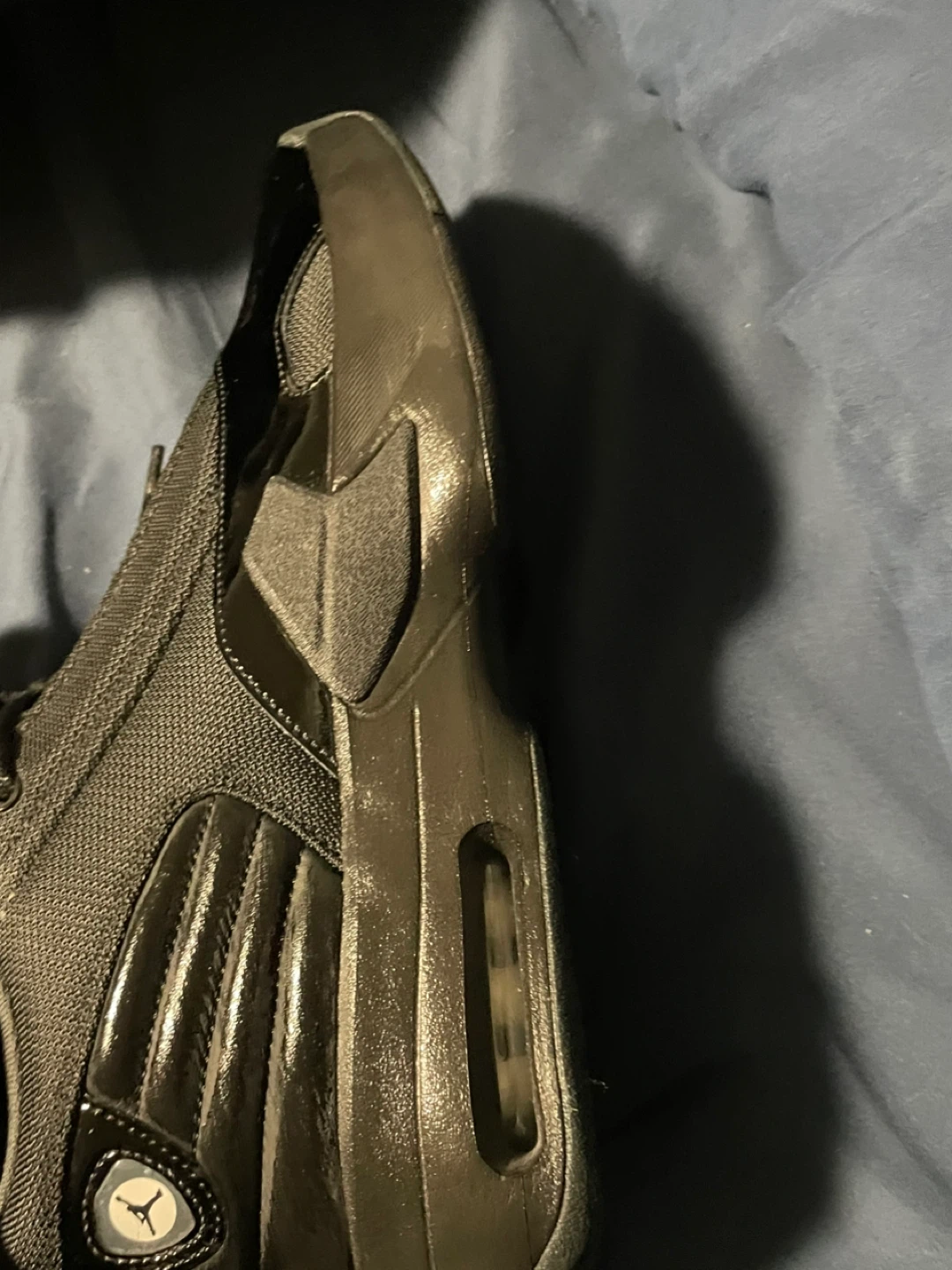 ALL BLACK JORDAN AURA MAX 6 Size 12 - photo 2