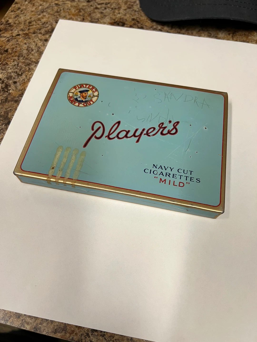 Vintage Player’s Cigarettes Tin