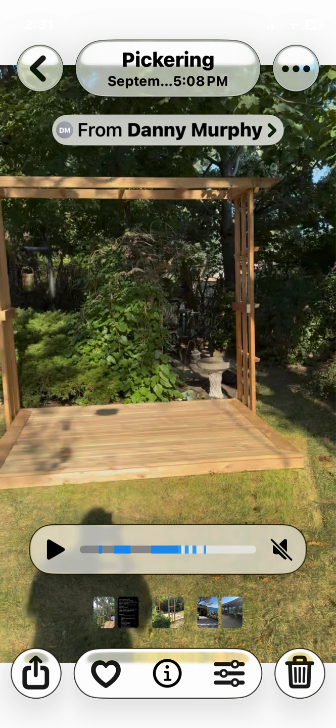 Wooden Outdoor Arbour  with Deck - photo 3
