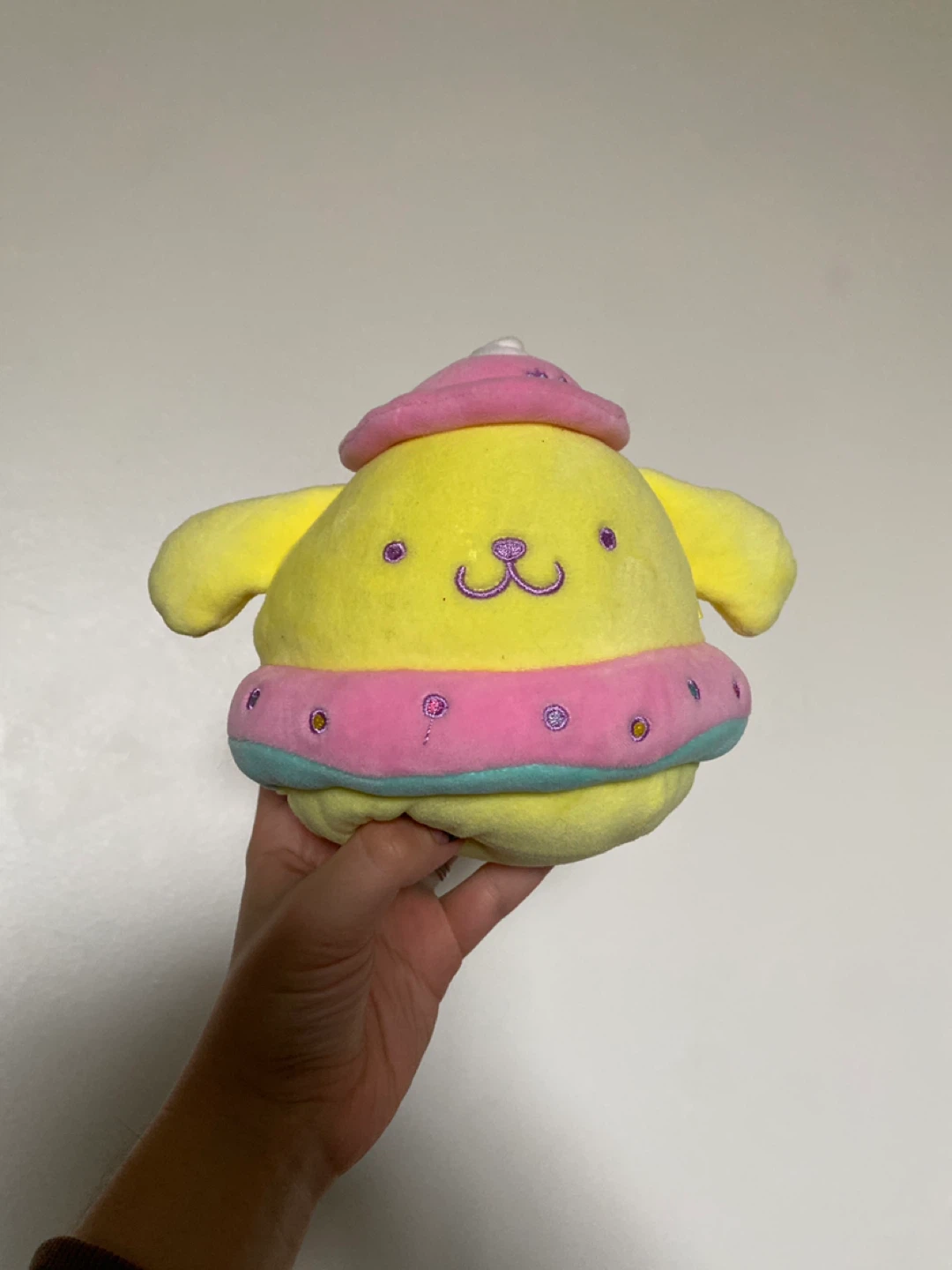 Sanrio Pompompurin Plush Toy and keychain