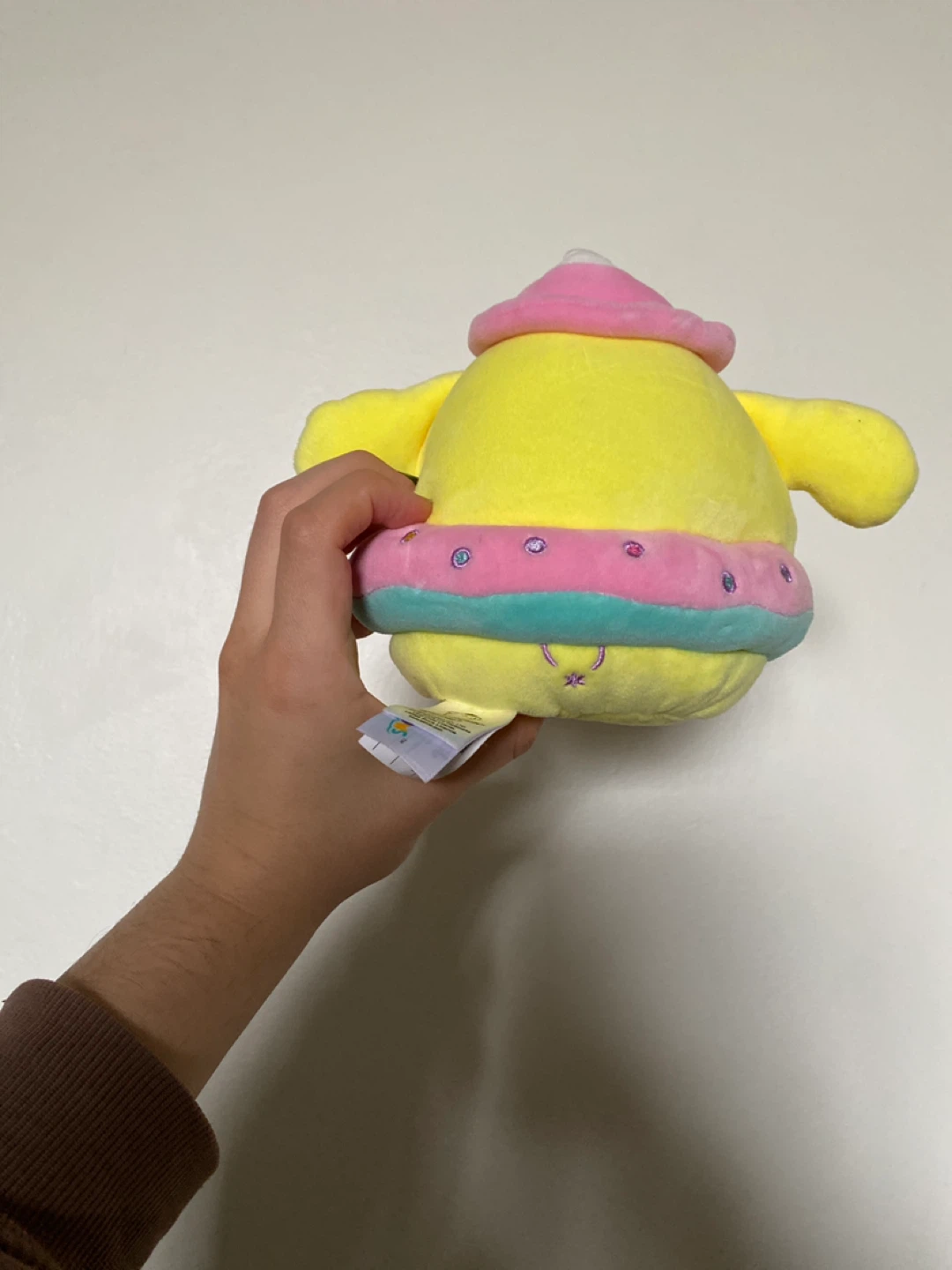 Sanrio Pompompurin Plush Toy and keychain - photo 2