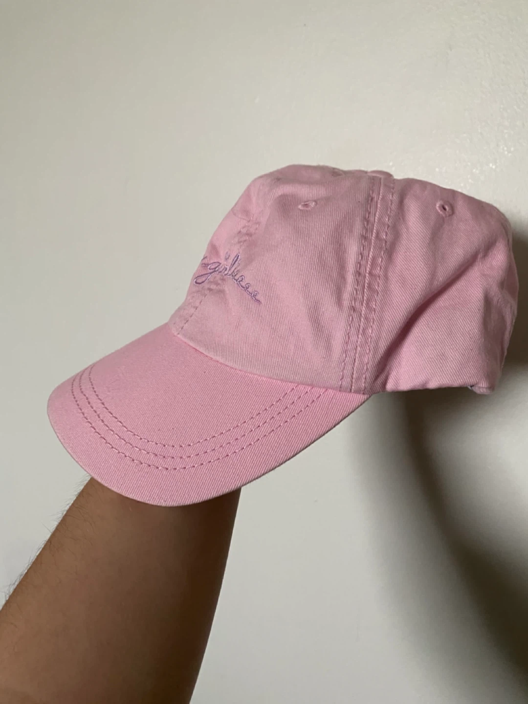 Dimension 20 Pink "hey girlieeee" Baseball Cap - photo 3