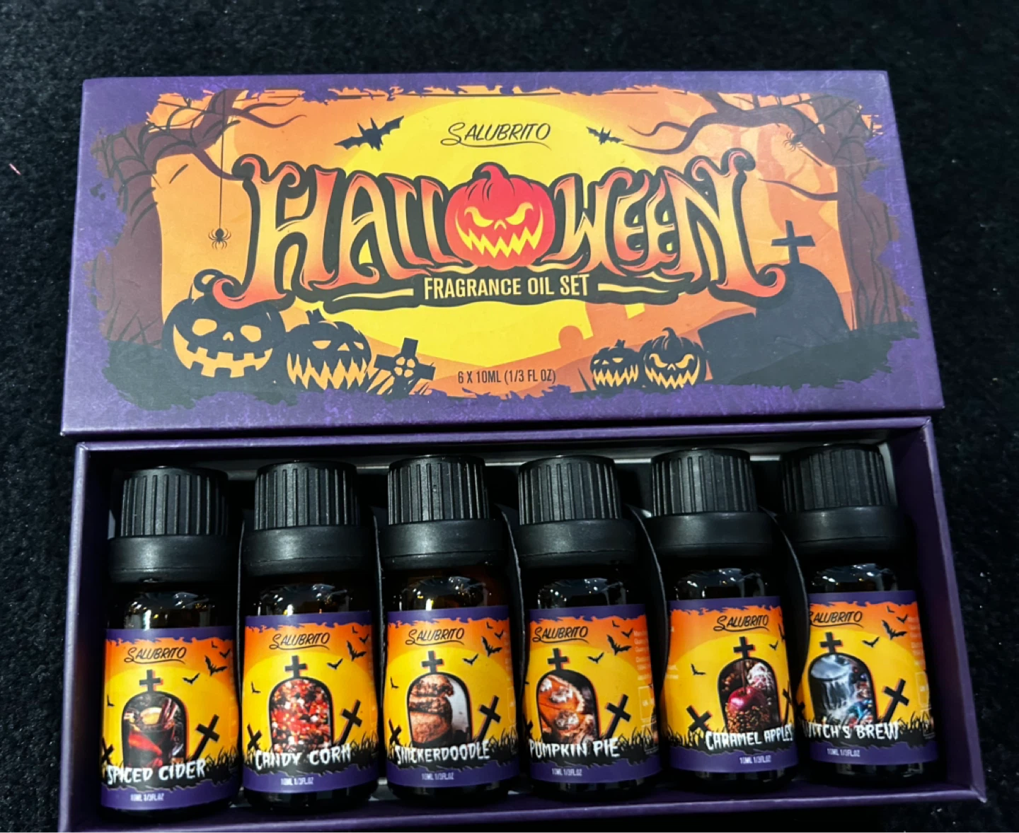 Halloween Fragrance Oil Set - 6 x 10ml