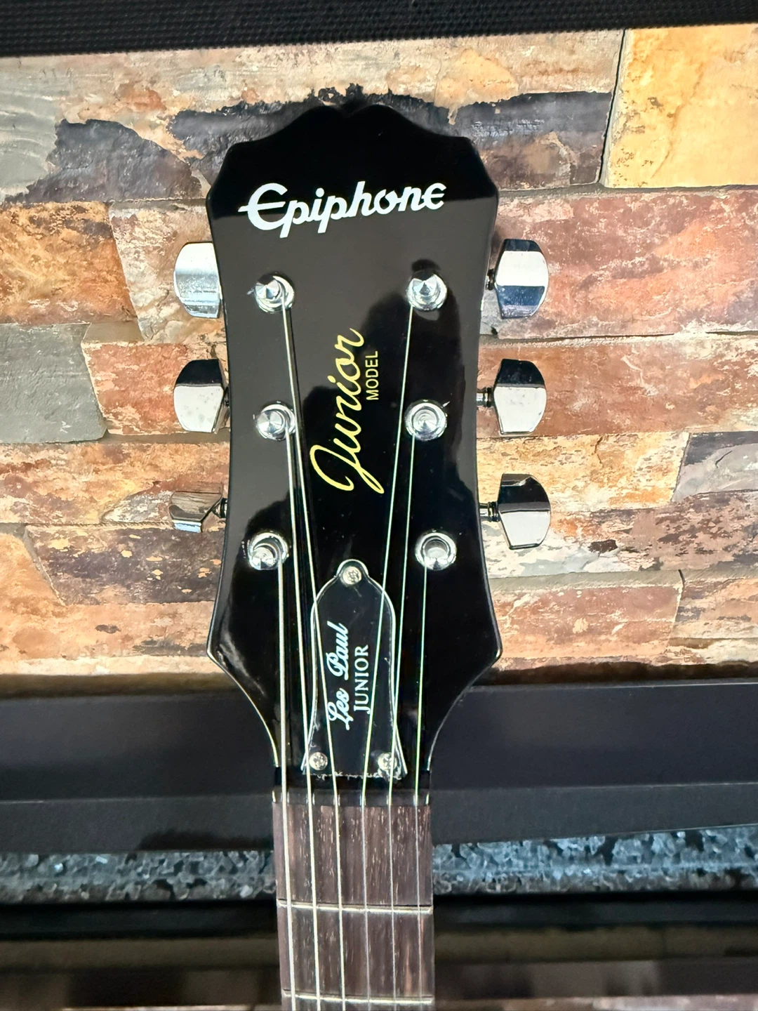 Epiphone Les Paul Junior Electric Guitar - Black - photo 3