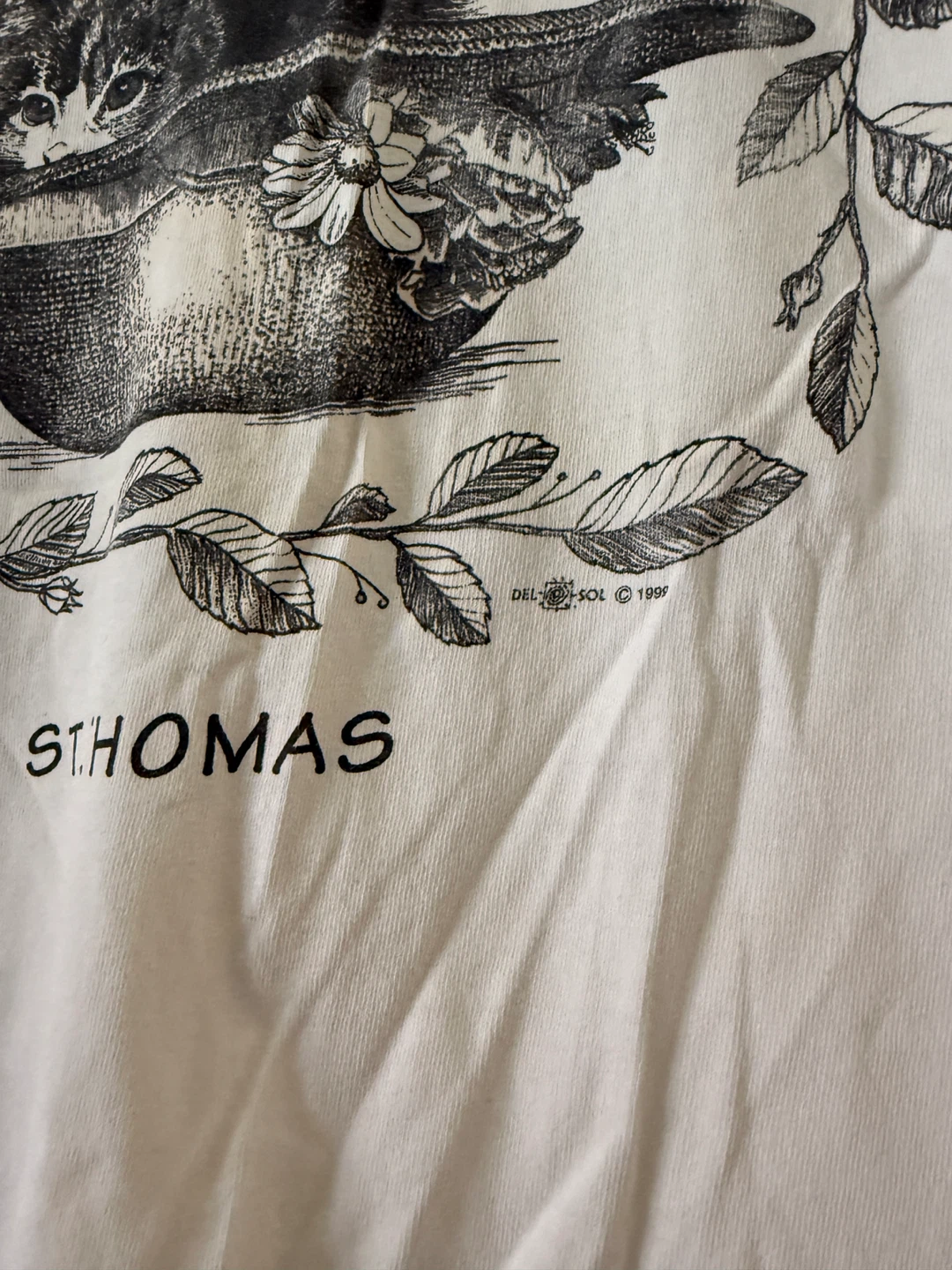 Del Sol St. Thomas Cat T-Shirt Medium - photo 4