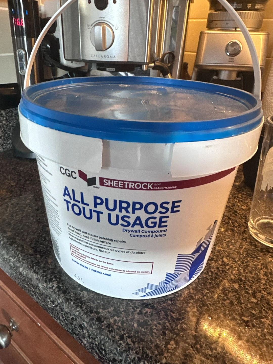 8.5/10 full Sheetrock All Purpose Drywall Compound 4.5L