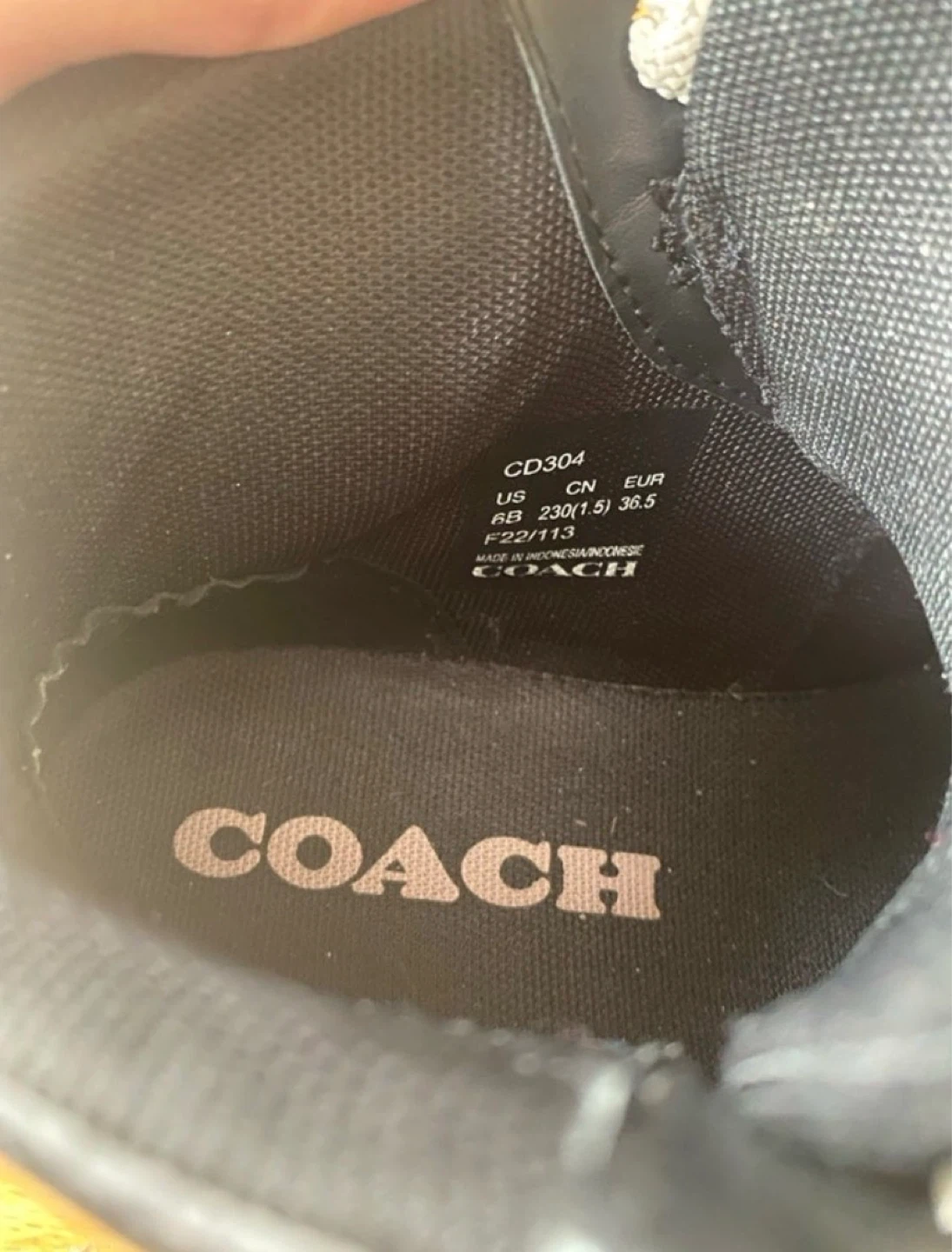 Coach High-Top Sneakers - Black/Pink - photo 4