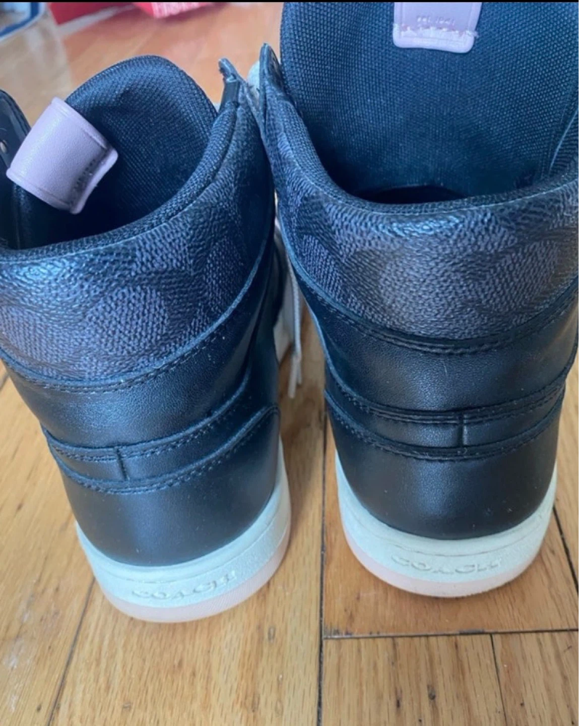 Coach High-Top Sneakers - Black/Pink - photo 3
