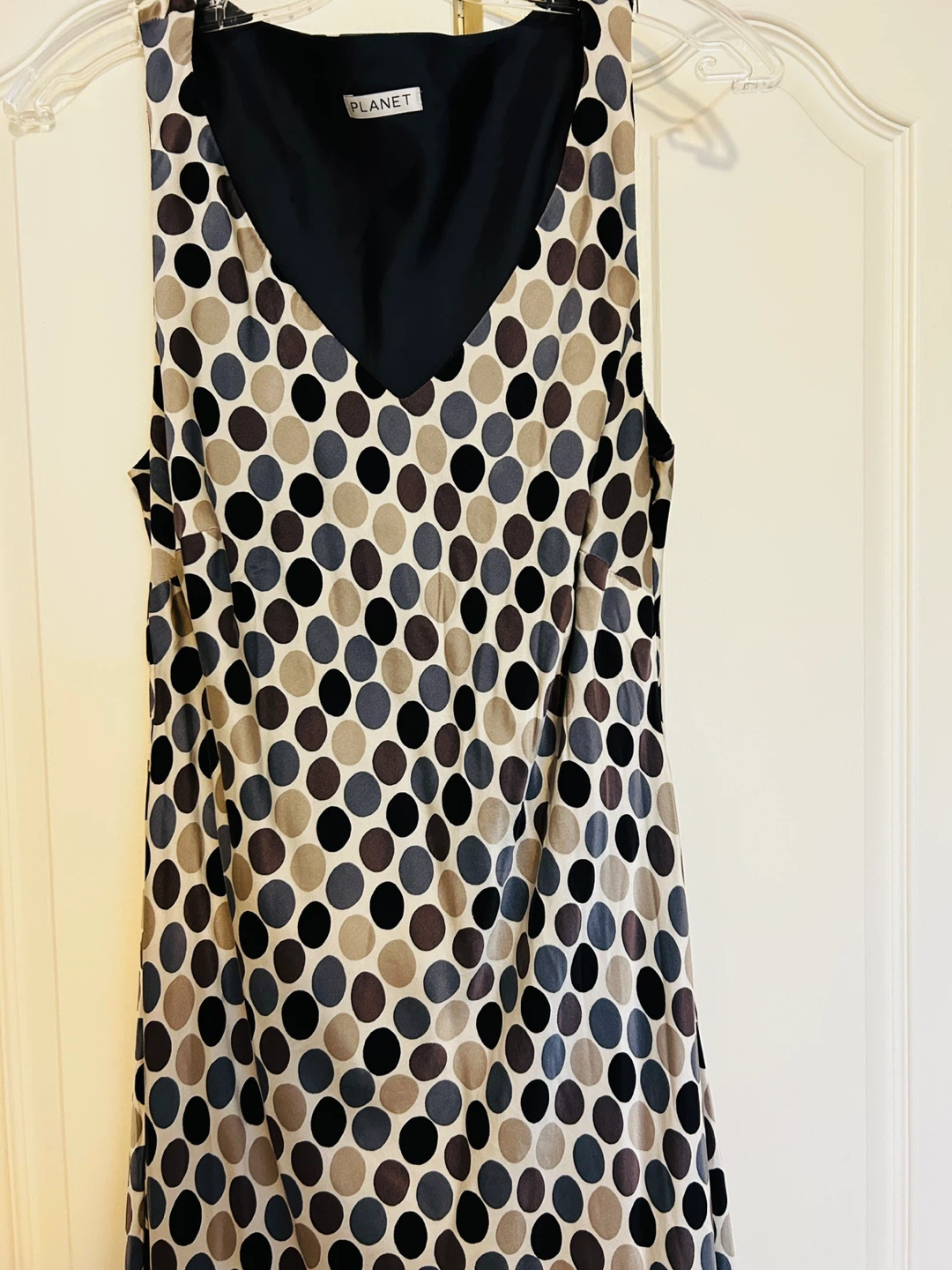 NEW SILK MAXI dress with lining