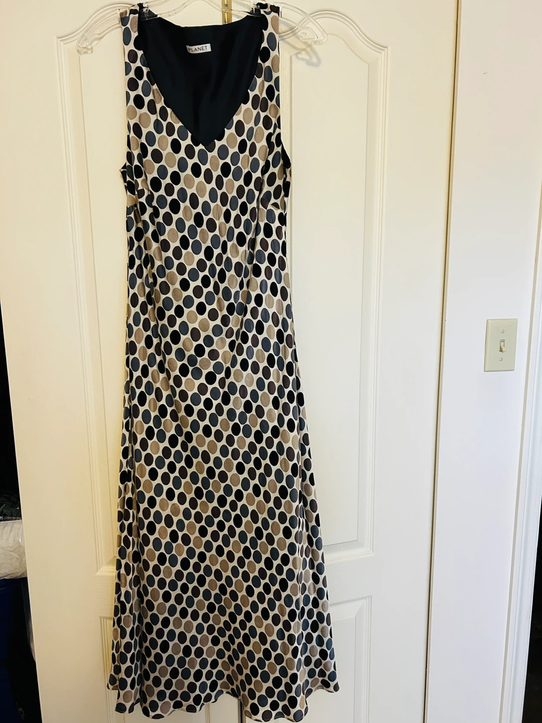 NEW SILK MAXI dress with lining - photo 2
