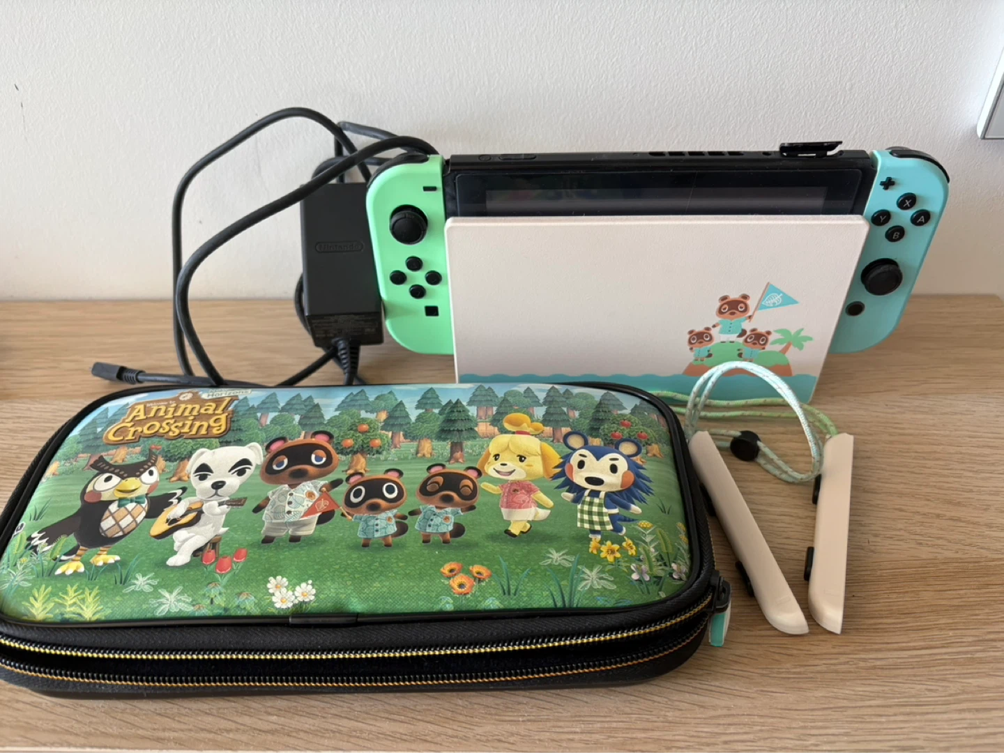 Nintendo Switch Animal Crossing Edition with Carrying Case