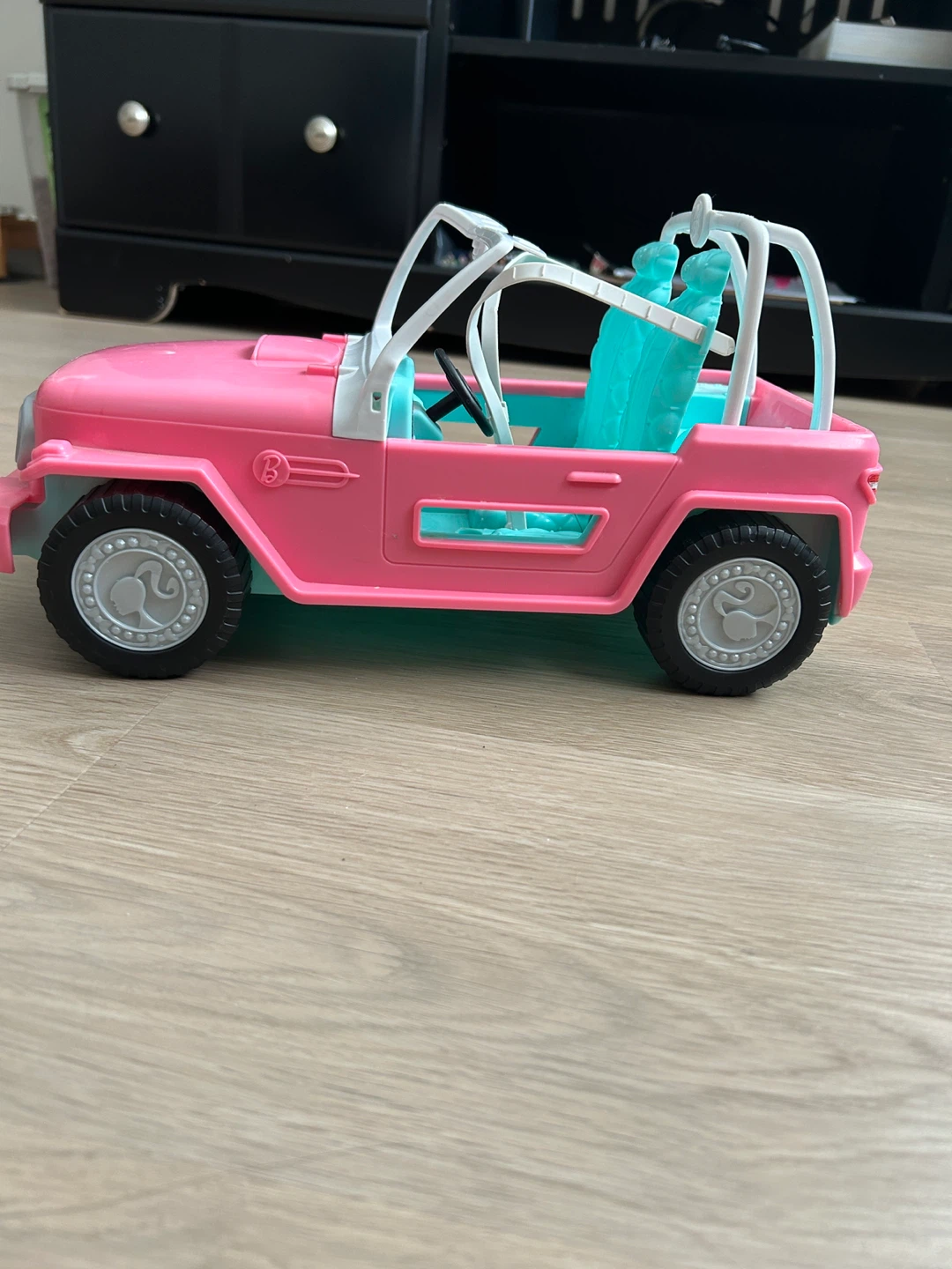 Barbie Pink Jeep Toy Car