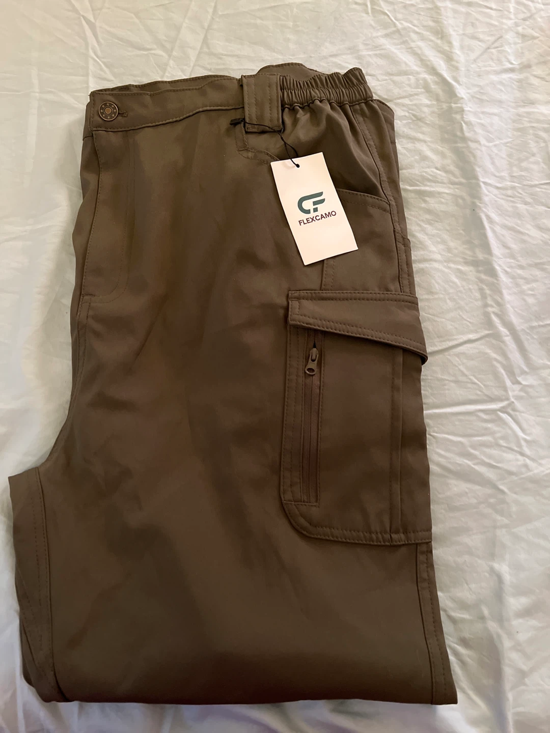 FLEXCAMO Cargo Pants Men's Size Large Brown - photo 3