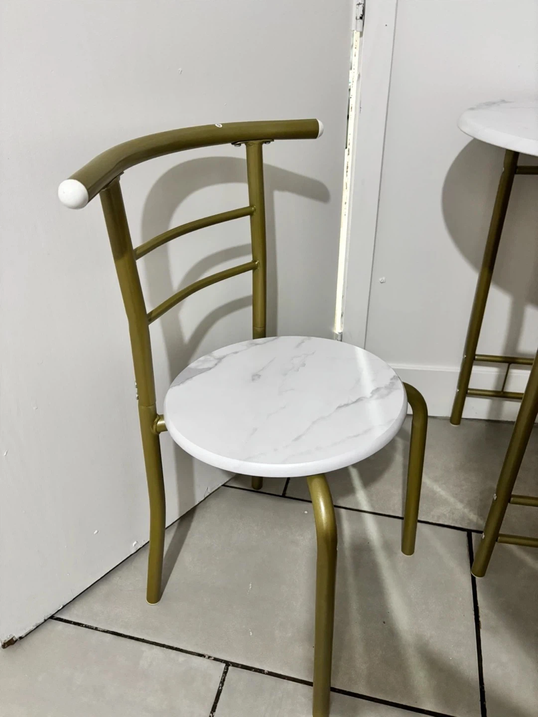 3-Piece Marble Look Bistro Set - photo 2