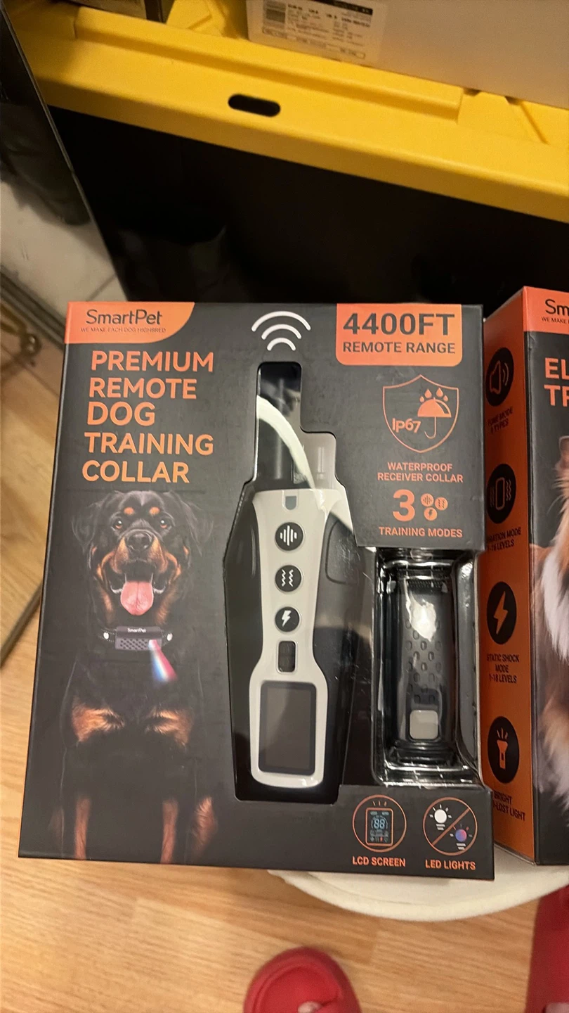 SmartPet Premium Remote Dog Training Collar - 4400ft Range