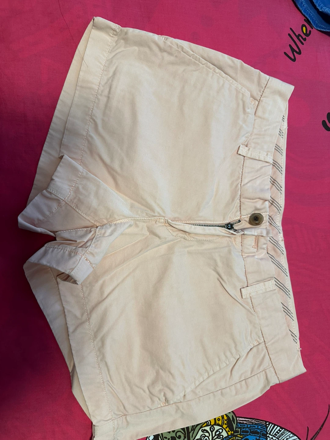 Women's Pink Chino Shorts