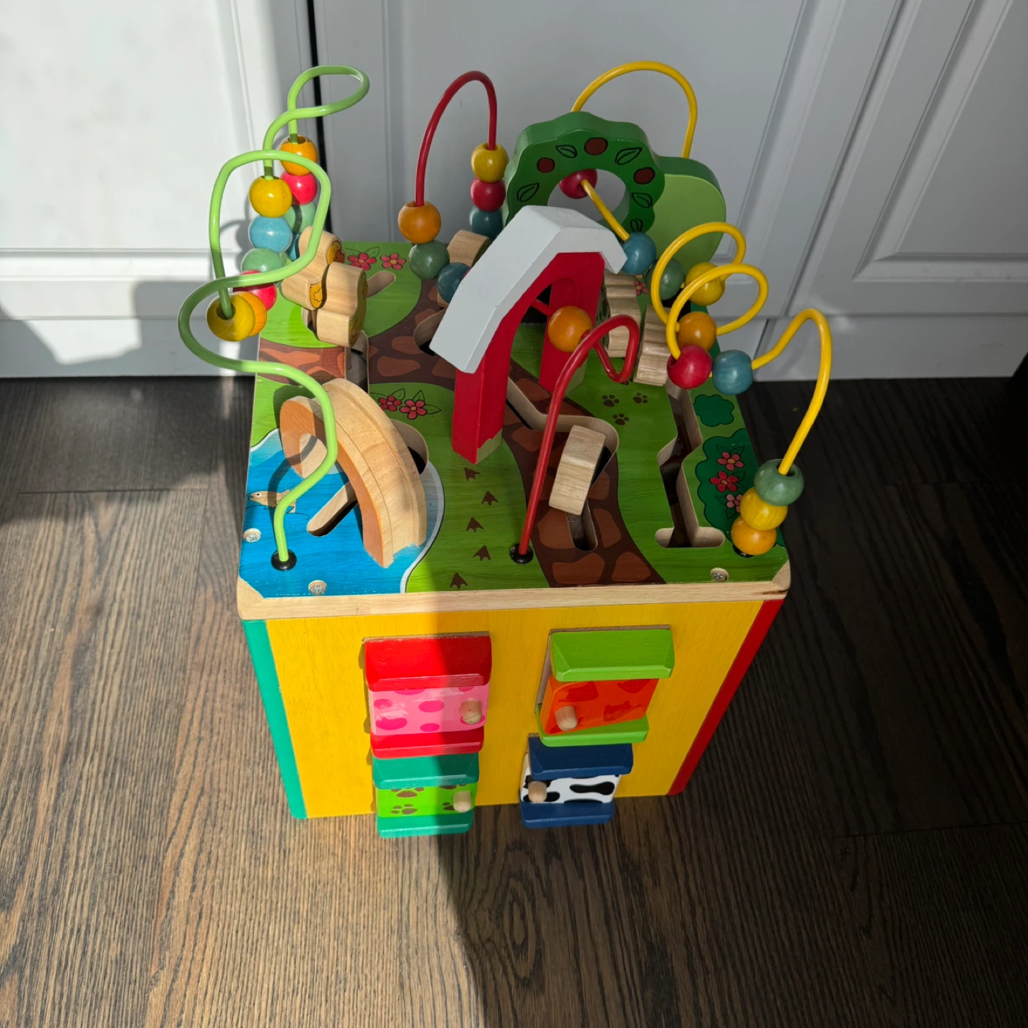 Battat farm Wooden Activity Cube - photo 2