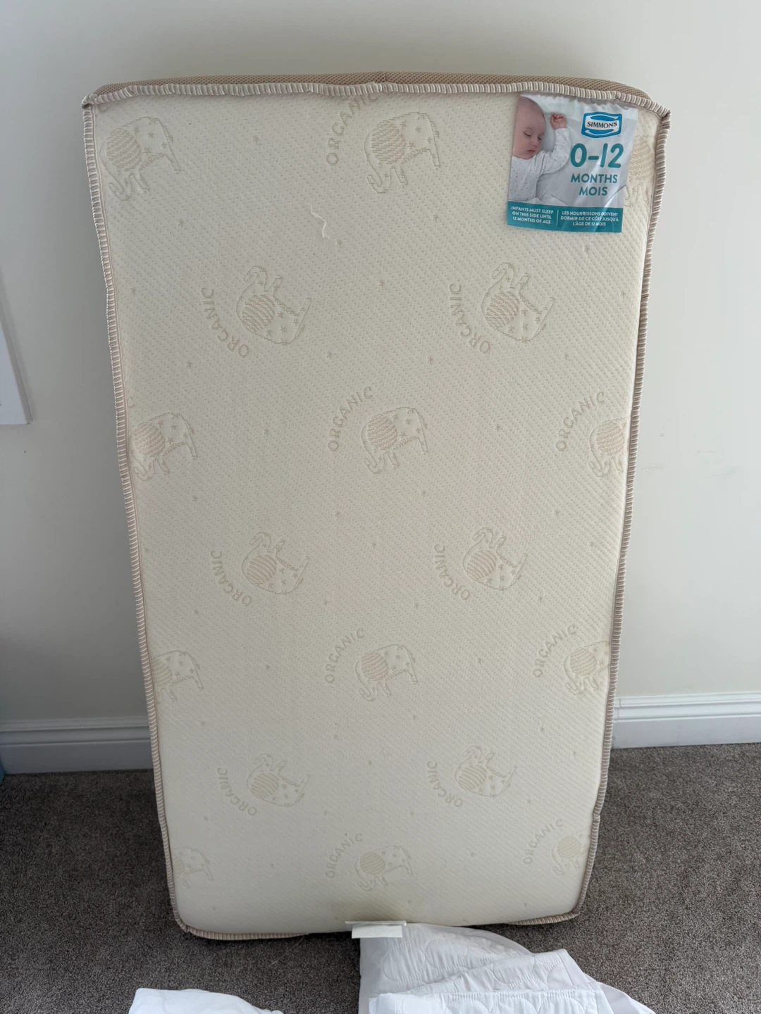 Simmons Baby - toddler Organic Crib Mattress including covers - photo 4