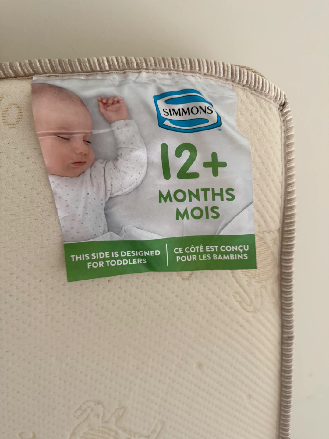 Simmons Baby - toddler Organic Crib Mattress including covers - photo 3