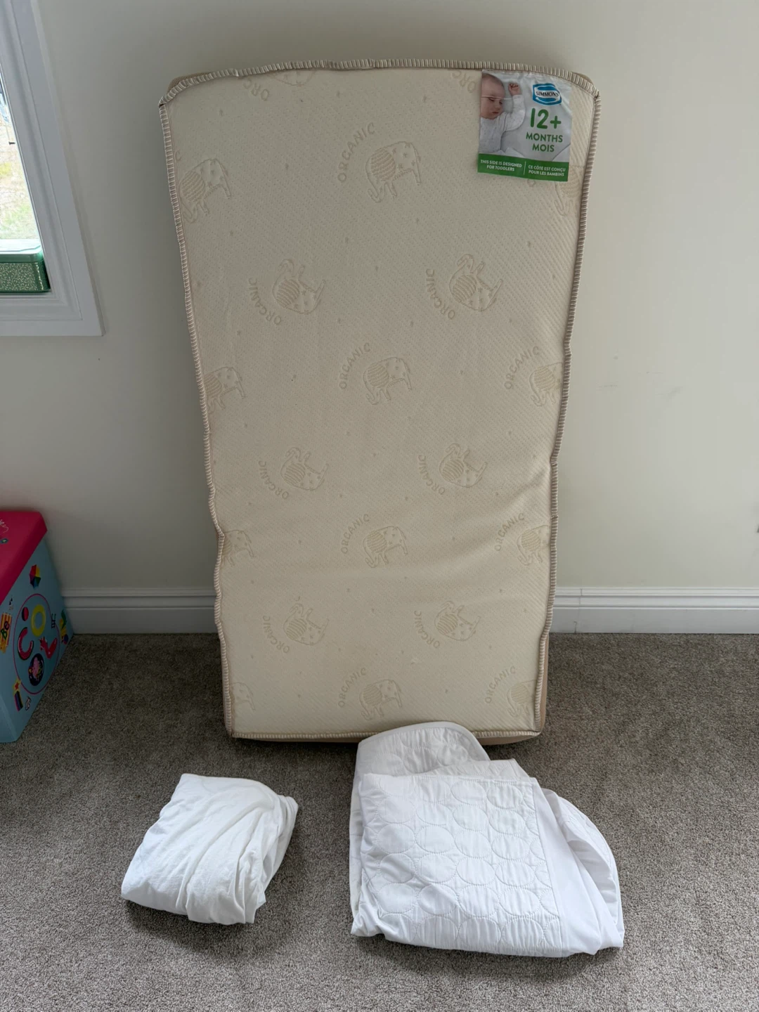 Simmons Baby - toddler Organic Crib Mattress including covers