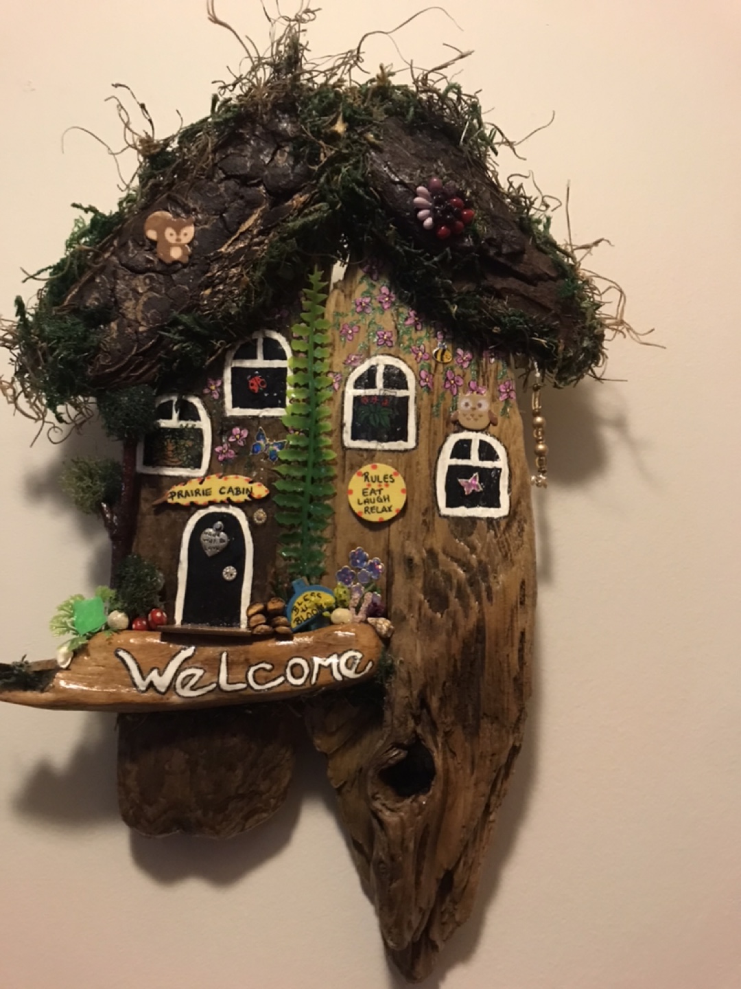 Handmade Driftwood Prairie Cabin