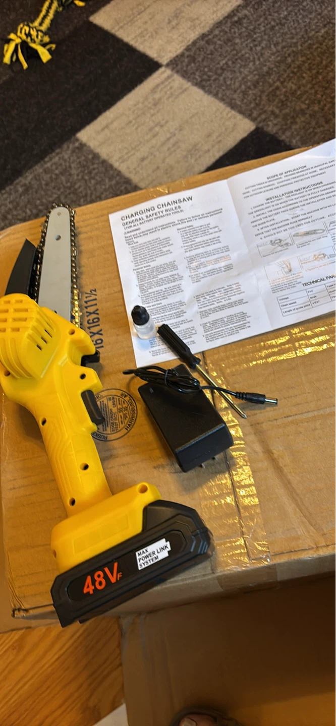 48V Lithium Electric Tool Mini Chainsaw Set