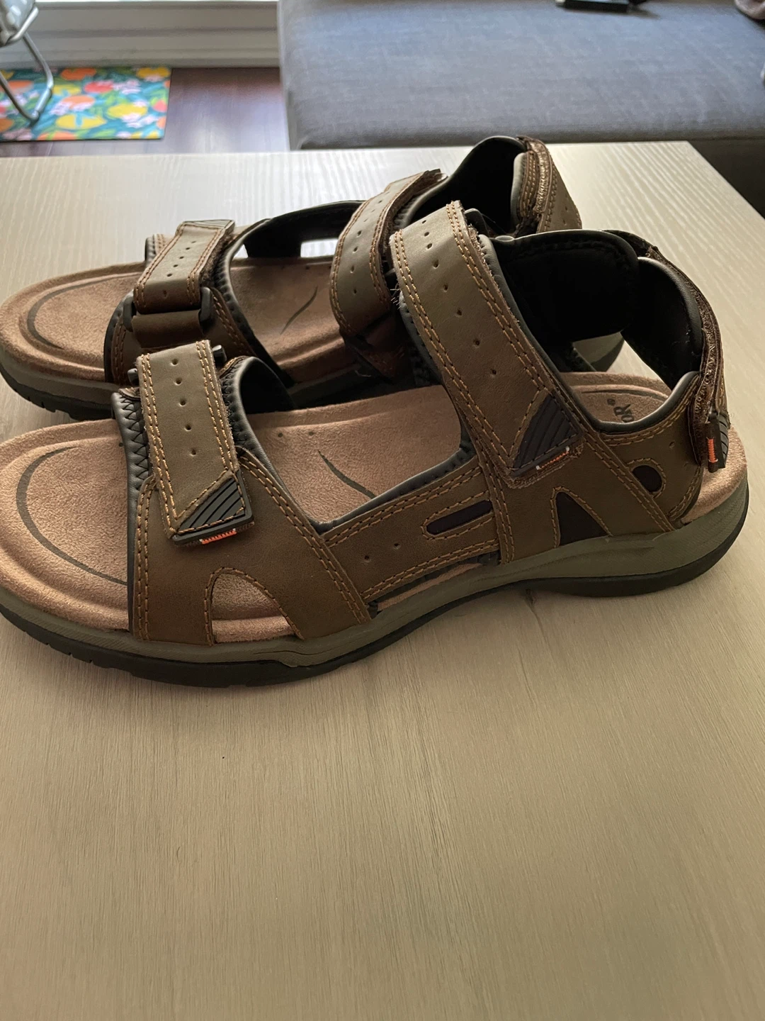 Prospector Men's Brown Sandals - Size 9 - photo 3