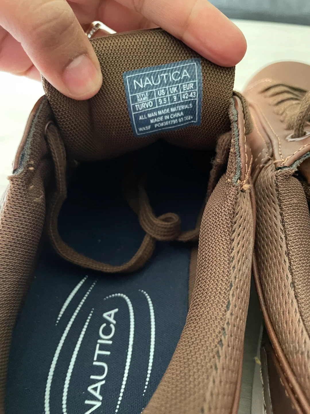 Nautica Men's Brown Turvo Shoes Size 9.5 - photo 4