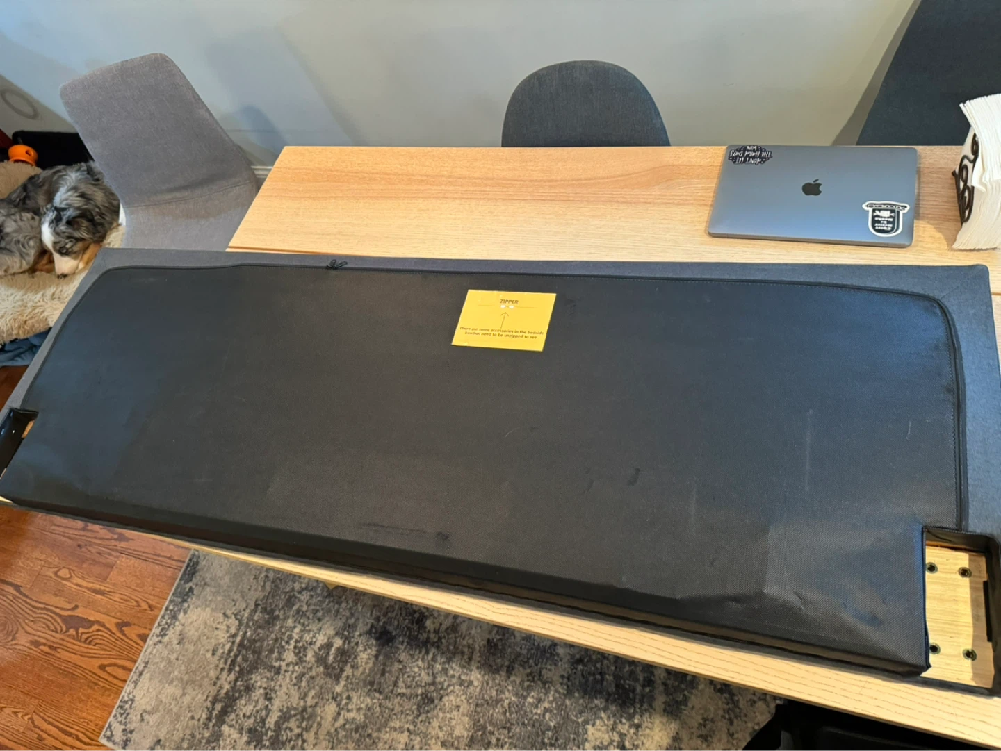 Dark  Queen Bed with Mattress - photo 5