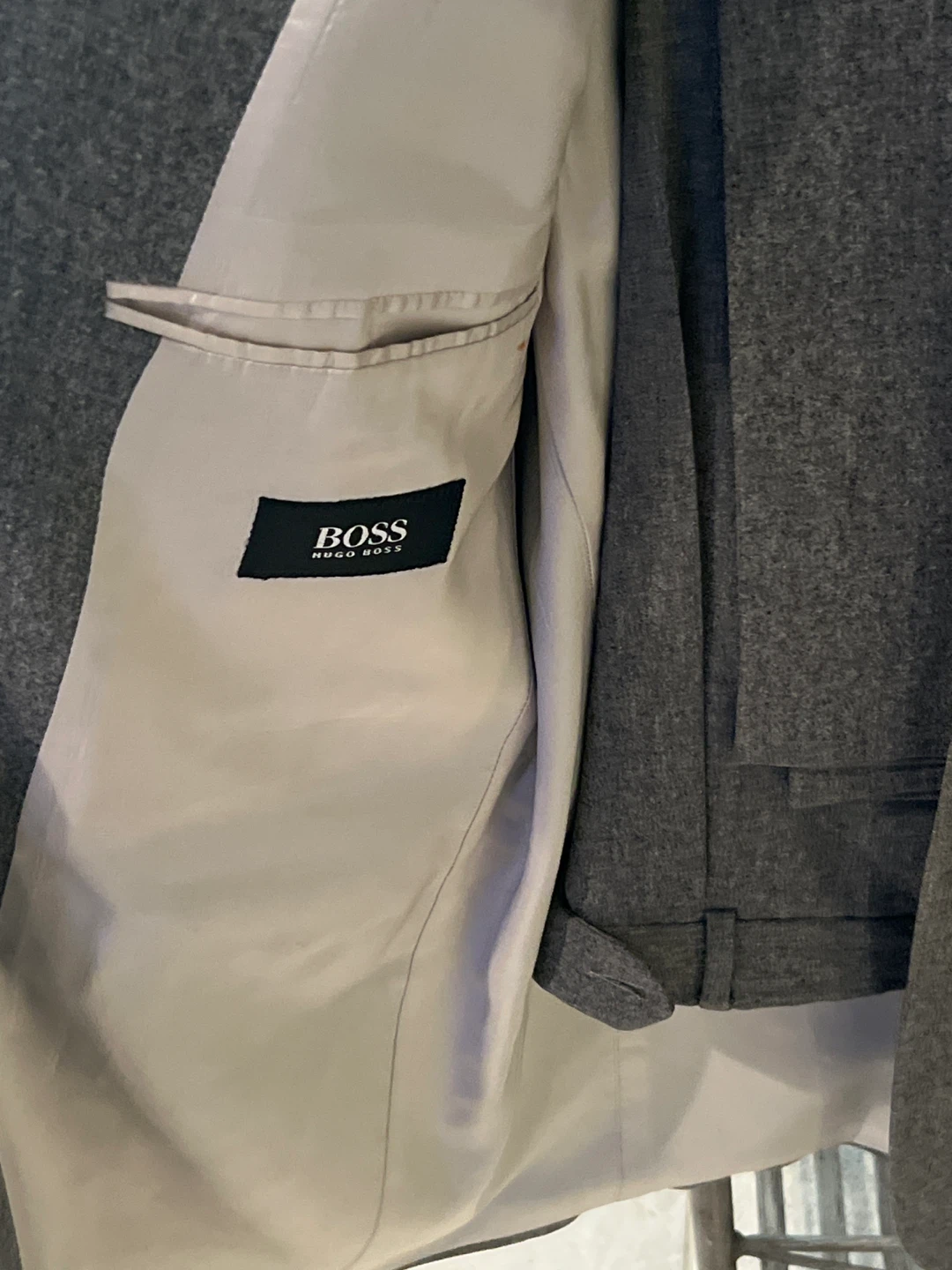 HUGO BOSS Men's Grey Wool Suit - photo 2
