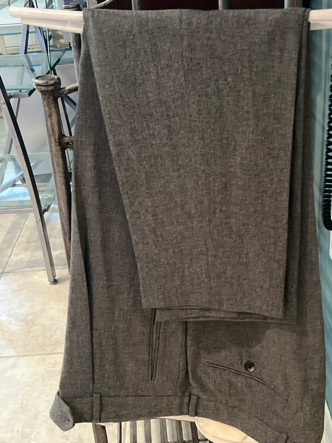 HUGO BOSS Men's Grey Wool Suit - photo 4