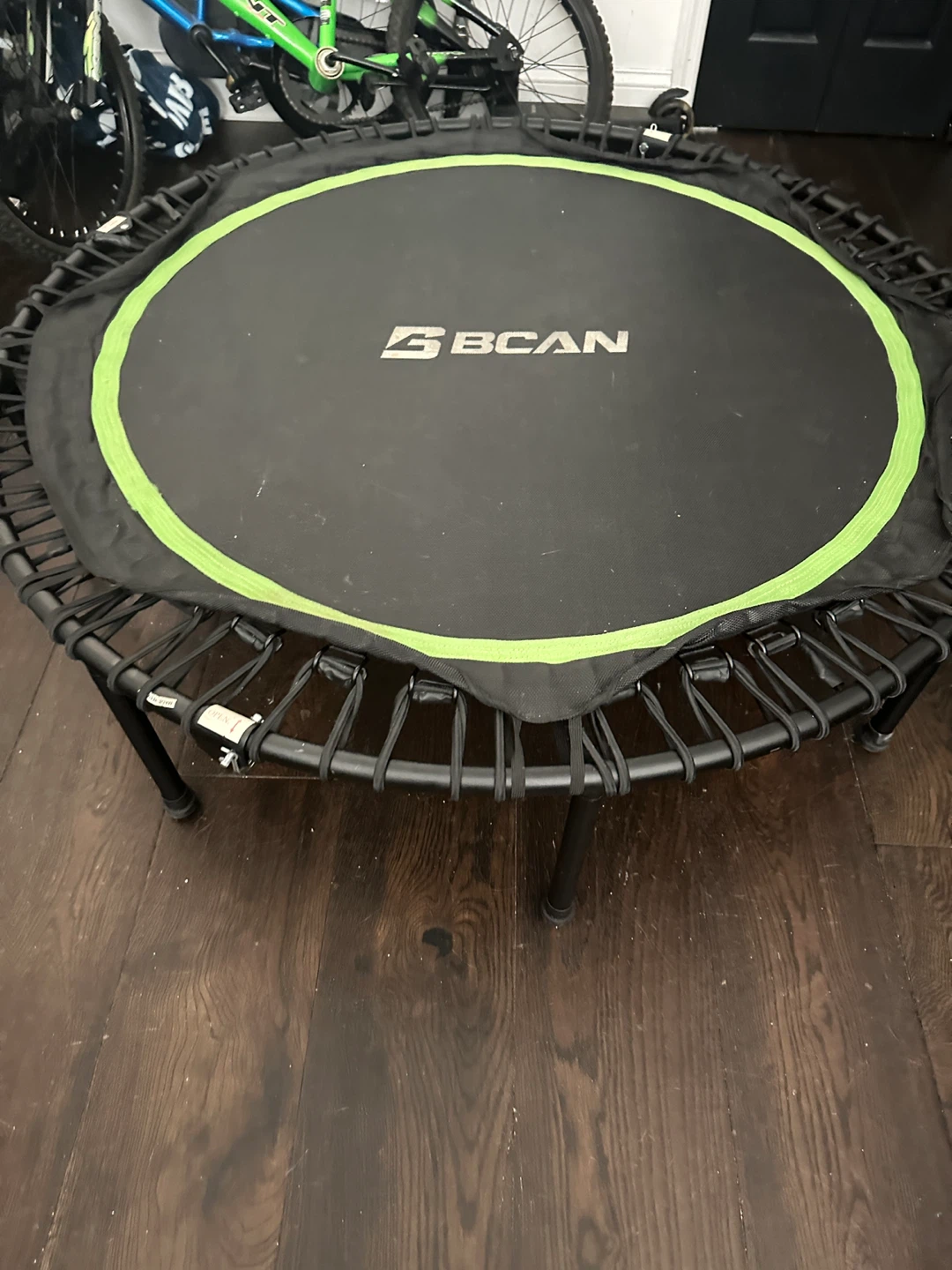 BCAN 48-inch Fitness Trampoline Rebounder (Green)