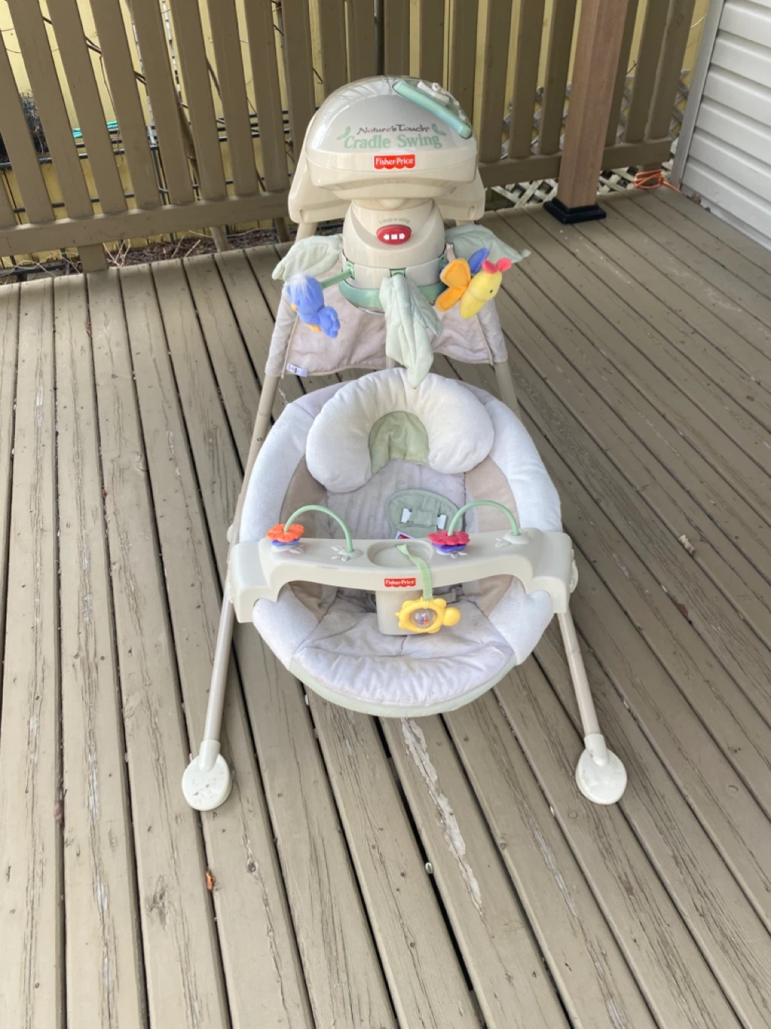Fisher-Price Nature's Touch Cradle Swing