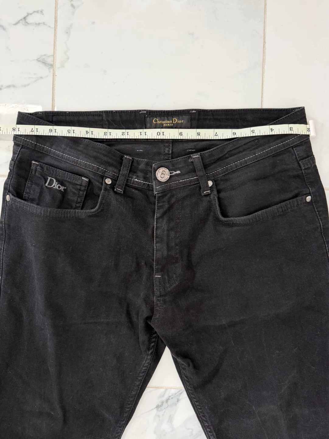 Christian Dior Black Jeans Size 32 - photo 2
