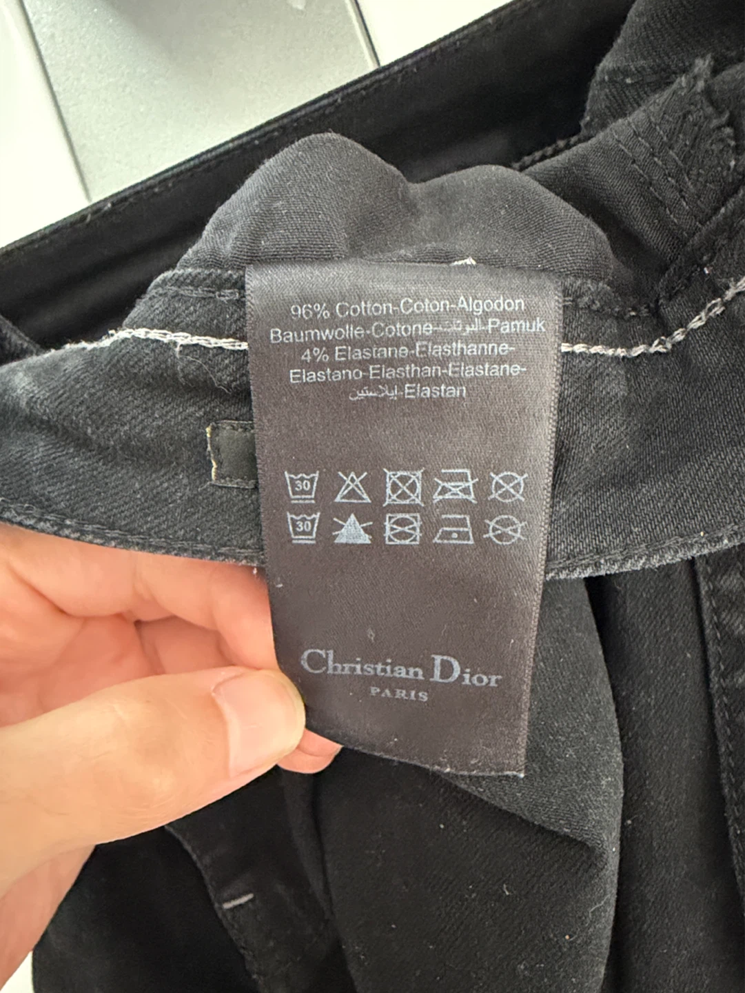 Christian Dior Black Jeans Size 32 - photo 5