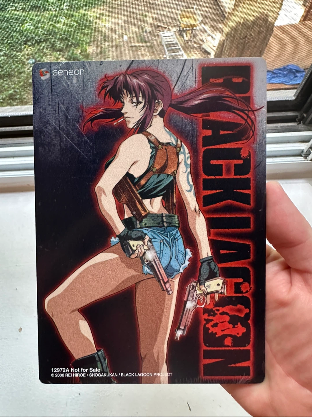 Black Lagoon Anime Metal Plates