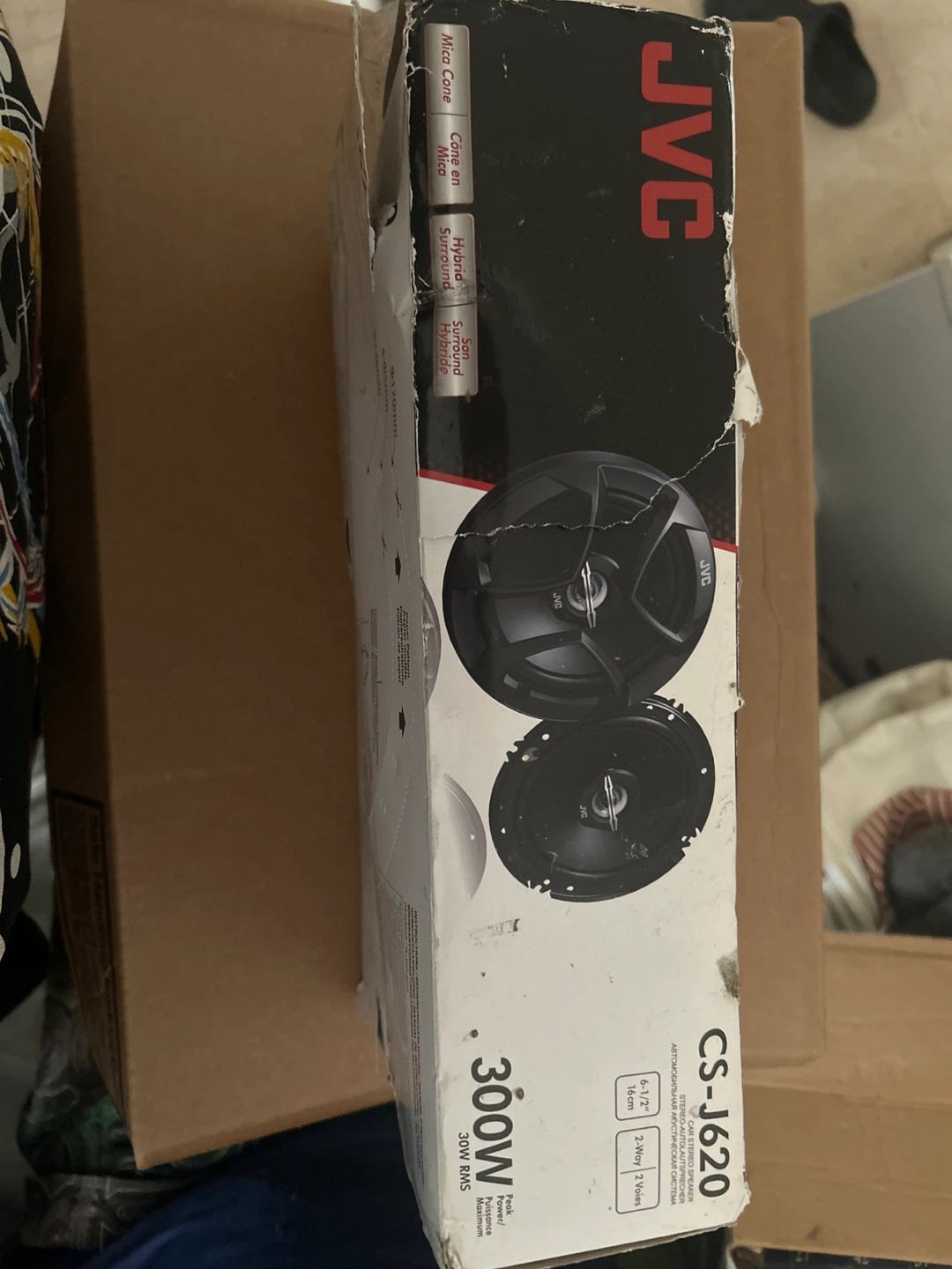JVC CS-J620 6.5" 300W 2-Way Car Speakers