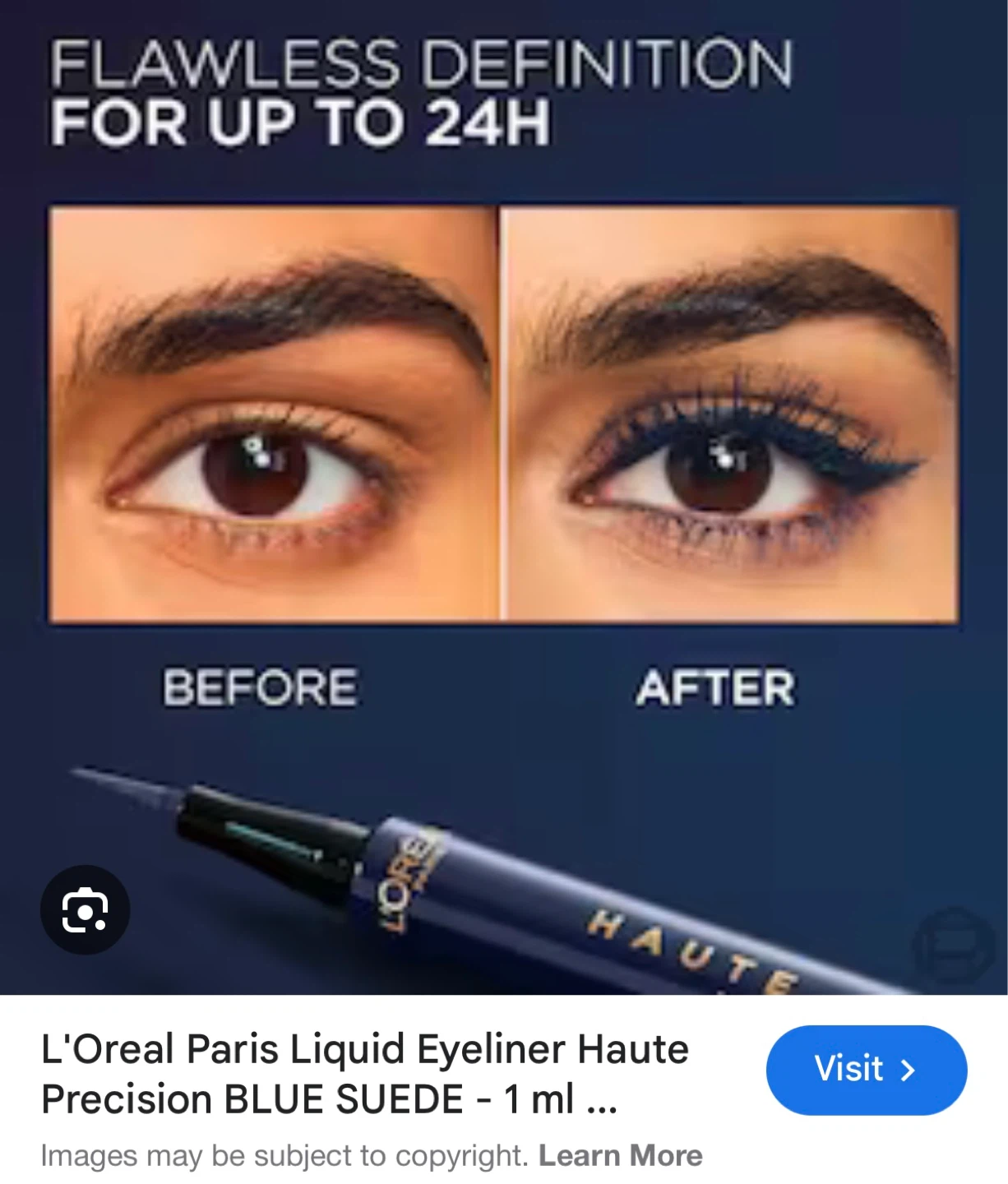 L'Oréal Paris Haute Precision Liquid Eyeliner - Blue Suede