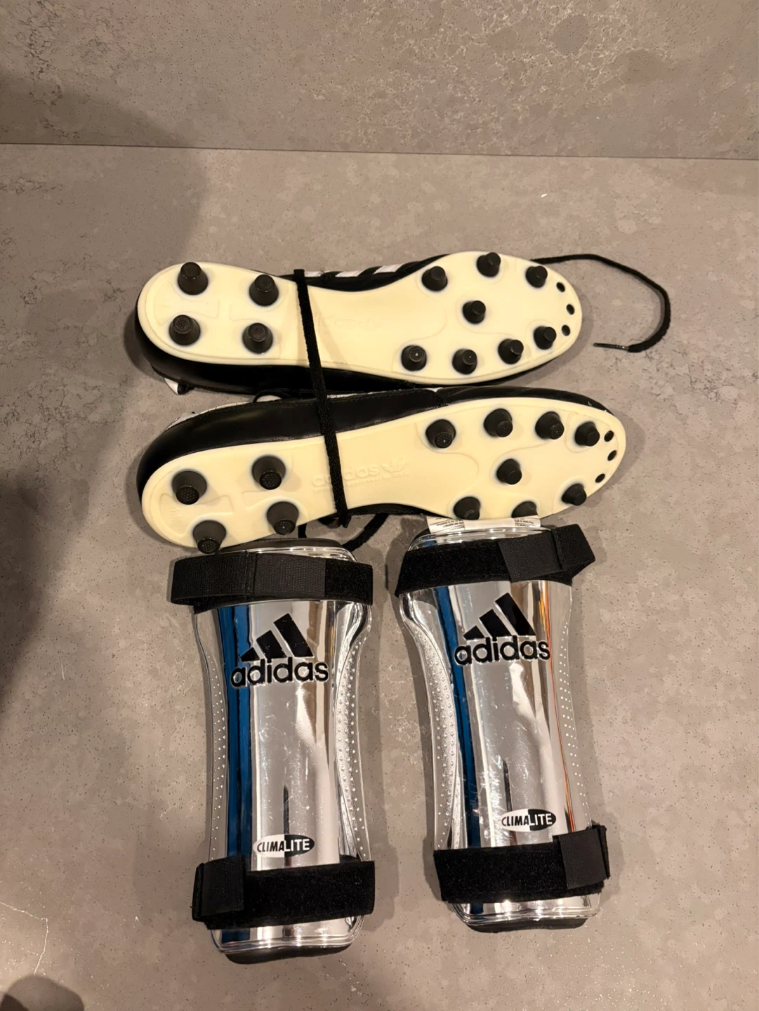 Adidas Soccer Cleats and Shin Guards - photo 2