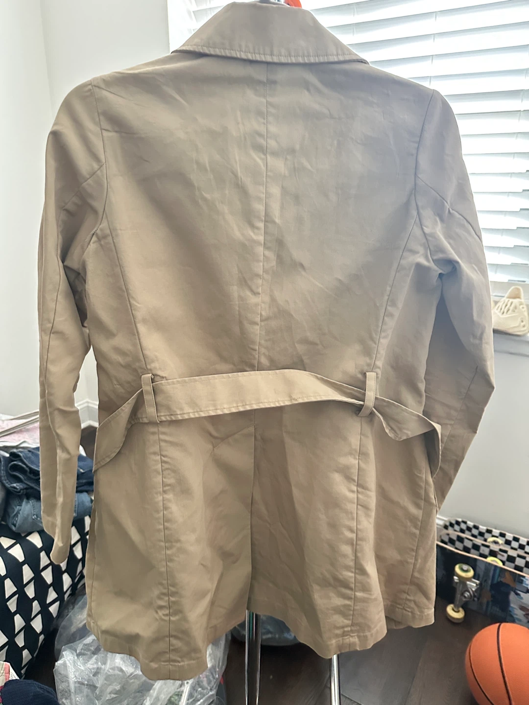 Old Navy Tan Trench Coat - Size XS - photo 2