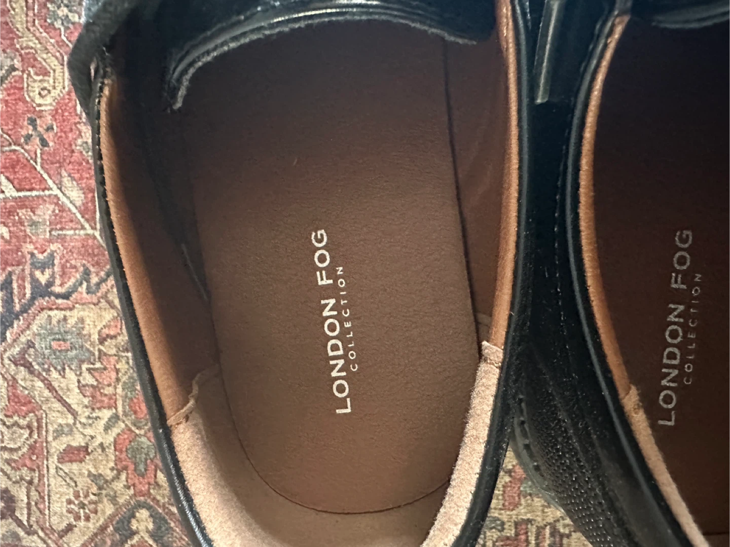 London Fog Collection Black Cap Toe Oxford Shoes - photo 3
